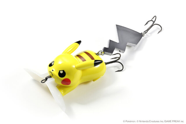 「ポケモン」わざ“アイアンテール”を繰り出す「ピカチュウ」がルアーに！しっぽのメタリックパーツが魚を強烈に誘う“バトル仕様”