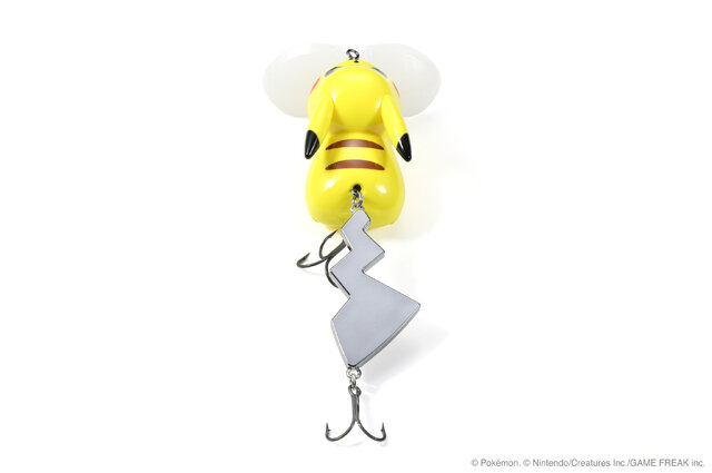 「ポケモン」わざ“アイアンテール”を繰り出す「ピカチュウ」がルアーに！しっぽのメタリックパーツが魚を強烈に誘う“バトル仕様”