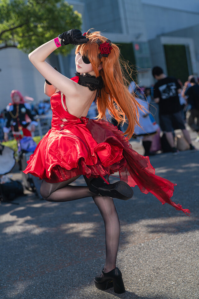 式波・アスカ・ラングレー：WILLE（NIKKEコラボ衣装）／μ(ミュー)（X：@xxmyu_myu）