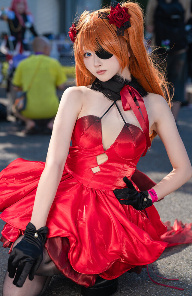 式波・アスカ・ラングレー：WILLE（NIKKEコラボ衣装）／μ(ミュー)（X：@xxmyu_myu）