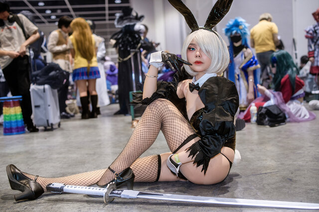 2B（バニーガールver.）『ニーア オートマタ』／HANA（Instagram：hana_hkcoser）