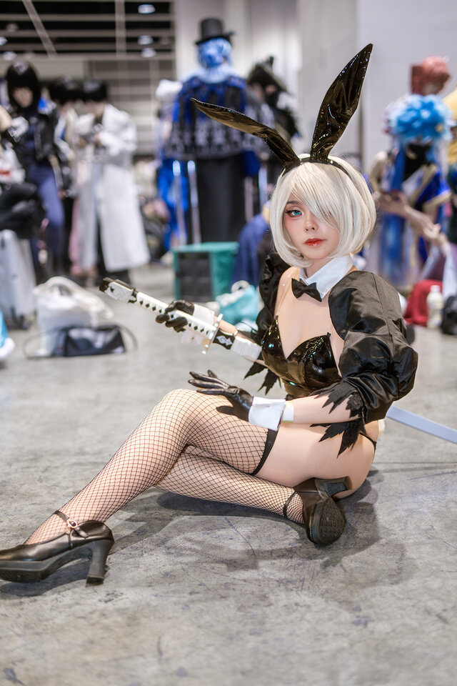 2B（バニーガールver.）『ニーア オートマタ』／HANA（Instagram：hana_hkcoser）