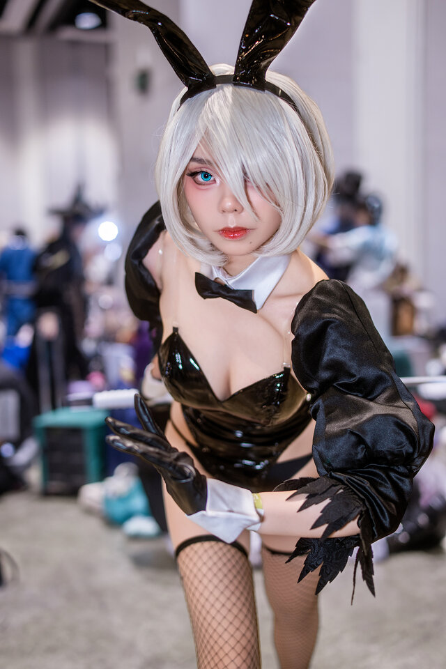 2B（バニーガールver.）『ニーア オートマタ』／HANA（Instagram：hana_hkcoser）