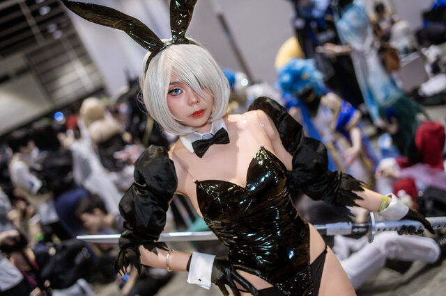 2B（バニーガールver.）『ニーア オートマタ』／HANA（Instagram：hana_hkcoser）