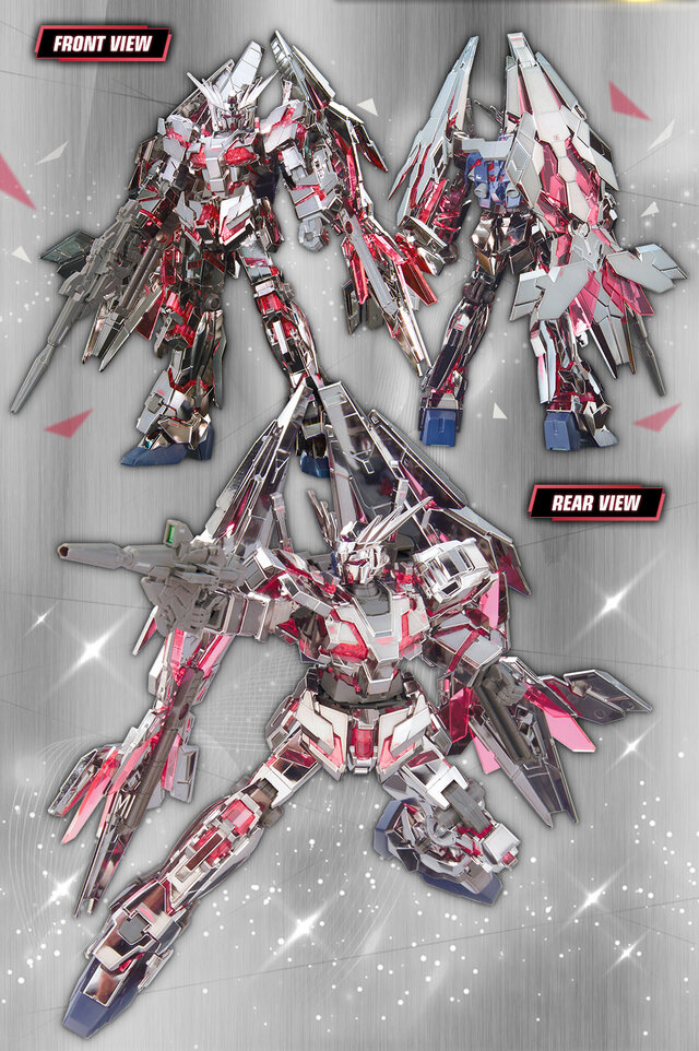 ゴールド/シルバーメッキ仕様が眩しすぎる！ガンプラ「HG フェネクス」の“2機セット商品”が9月13日発売決定