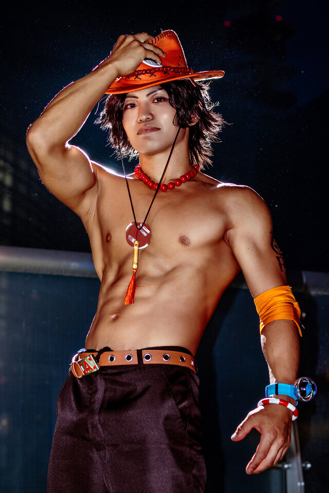 エース「ONE PIECE」／拳タロウ（X：@Light_Middle_K）
