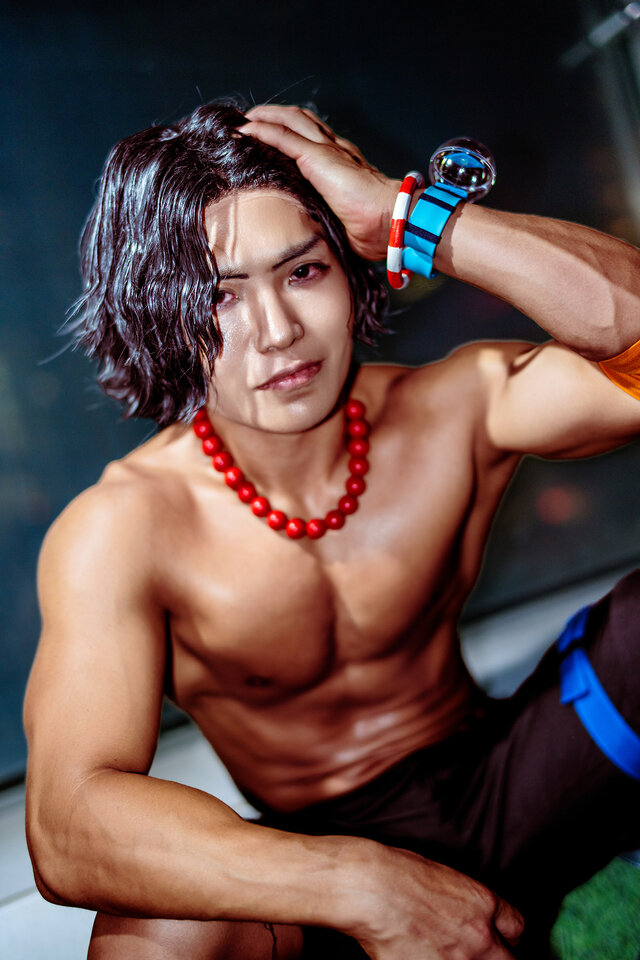 エース「ONE PIECE」／拳タロウ（X：@Light_Middle_K）