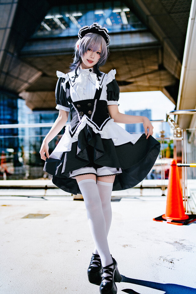 「魔法メイドカフェ マジカルロリポップ」メイド服（本人デザイン）／月海つくね（X：@XaiabP）