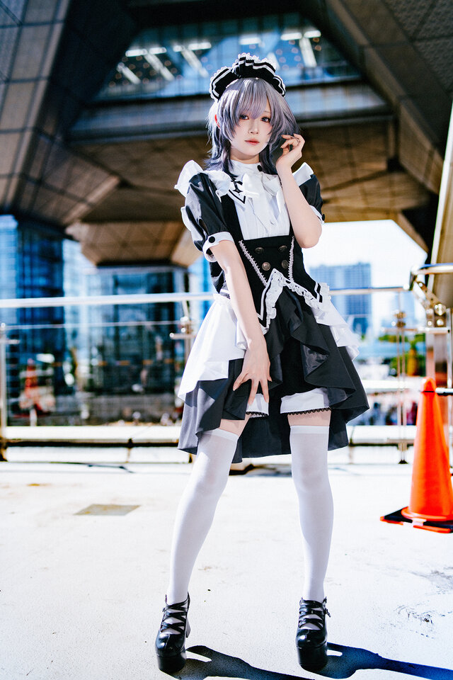「魔法メイドカフェ マジカルロリポップ」メイド服（本人デザイン）／月海つくね（X：@XaiabP）