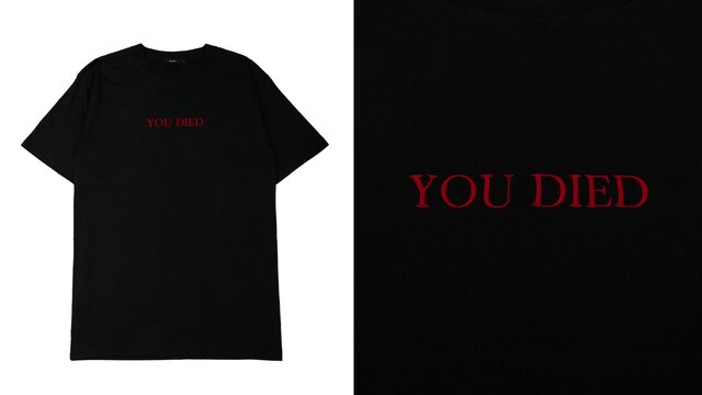 『Bloodborne』何度も見る“YOU DIED”メッセージがパーカー＆Tシャツに！新作グッズを「TGS2025」にて先行販売