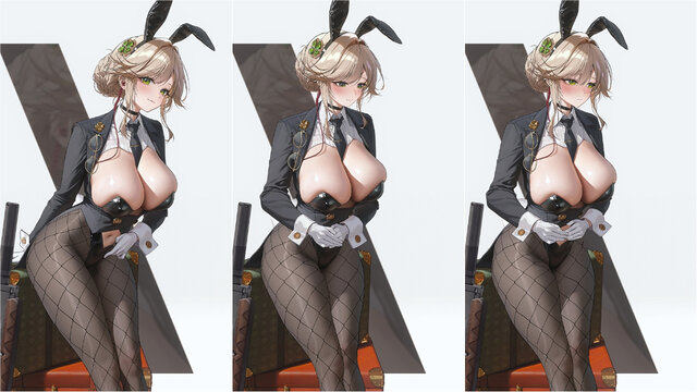 『勝利の女神：NIKKE』「逆バニー」の過激すぎる射撃姿勢！ チラ見せにガン見せ、“恥じらい”もまとめてお届け！2025年のバニーガールをフォトレポ