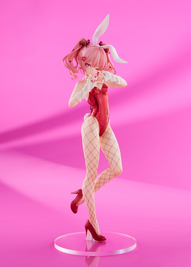 真っ赤なバニースーツにスラリと伸びた美脚！人気イラストレーターrurudo氏オリジナルキャラ「ラビ」が立体化