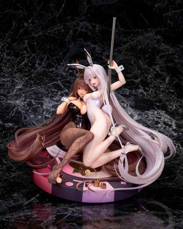 バニーガール姿がセクシー！『勝利の女神：NIKKE』より“ノワール＆ブラン”がイベント「Bunny X 777」ビジュで立体化