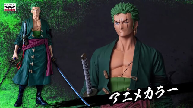 圧倒的存在感に三刀流仕様も…！「ワンピース」より「ゾロ」バンプレくじフィギュアが間もなく予約開始―ブラシ、アニメ、メタリックカラーの3種展開