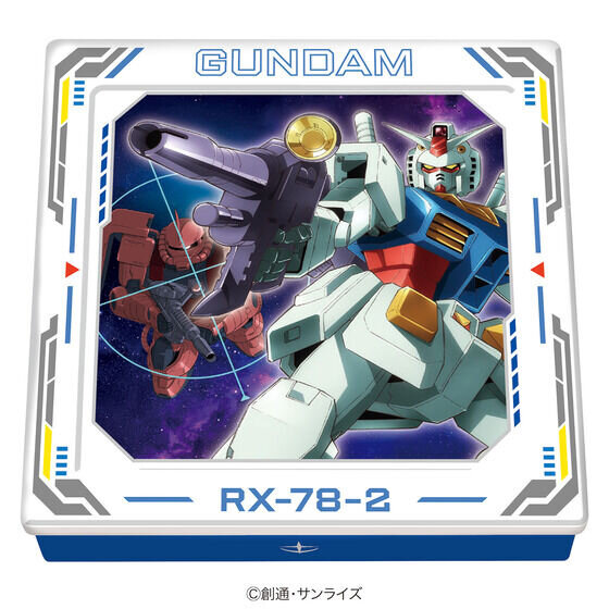 「ガンダム」パッケージ＆チョコのデザインが特徴的！シャア専用ザクのヘッド型ケースや、ユニコーンガンダムの缶など全7商品