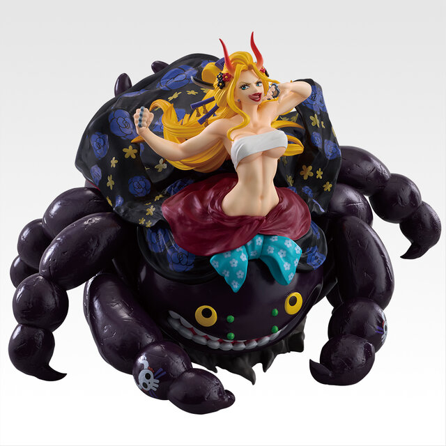 人気一番くじ「ワンピース EX 悪魔を宿す者達」に第3弾登場！“ゴムゴムの雷”放つルフィ、さらし姿のブラックマリアら4人がフィギュア化