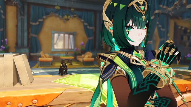 『原神』ナド・クライ新キャラ「ネフェル」の立ち絵公開！声優は水樹奈々さん、様々な依頼をこなす「秘聞の館」の女主人