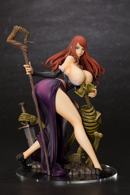バストからヒップまで全てがデカイ…！『ドラゴンズクラウン』より妖艶すぎる魔女「ソーサレス」フィギュアが再販