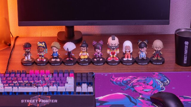 全員並べたい！『スト6』リュウ、ジュリなどのモニターマスコットが登場ーTGS2025では先行販売も