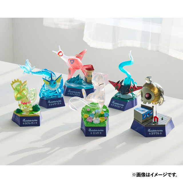 透明になっている『ポケモン』がテーマ！ミュウやシャワーズなど、透き通るような仕上がりが美しい新グッズが9月20日発売