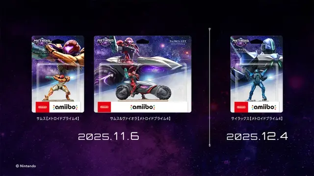 赤色のスーツ姿がカッコいい！『メトロイドプライム4 ビヨンド』より「サムス」「ヴァイオラ」「サイラックス」がamiibo化