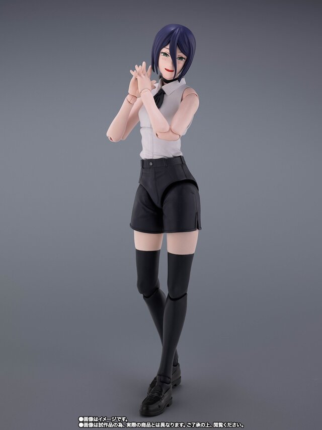 劇場版「チェンソーマン レゼ篇」より「レゼ」「ボム」がそれぞれ可動フィギュア化―頬を染めた可愛い姿と激しいアクションどちらも再現可能