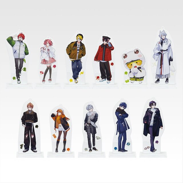 実況グループ「カラフルピーチ」新作一番くじ、全ラインナップが公開！ 「たよれるじゃぱぱ」「おっとりのあ」などフィギュア賞も充実