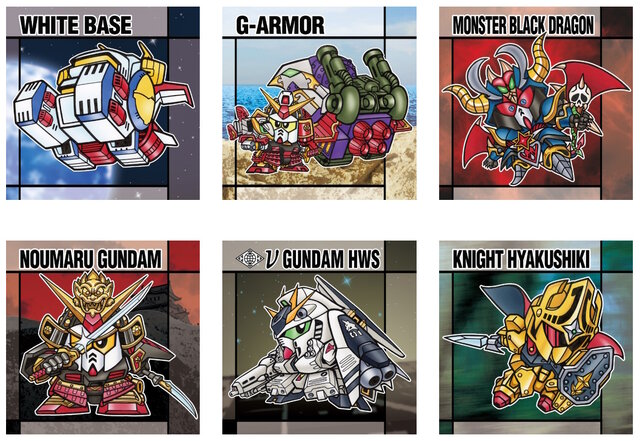 昔懐かしい「元祖SDガンダム」シール付きスナックに第2弾！「νガンダムHWS」や「サイサリス」まで全33種―描き下ろしの「ペーネロペー」らも収録