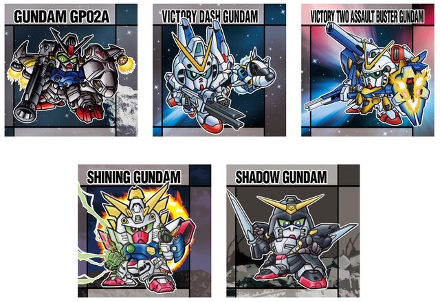 昔懐かしい「元祖SDガンダム」シール付きスナックに第2弾！「νガンダムHWS」や「サイサリス」まで全33種―描き下ろしの「ペーネロペー」らも収録