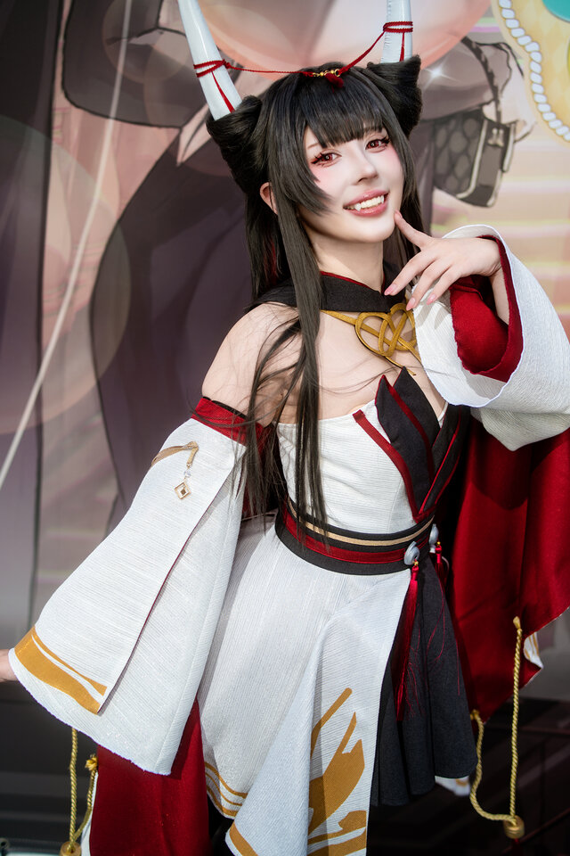 初月『アズールレーン』／楪くれは（X：@_vouyu_）