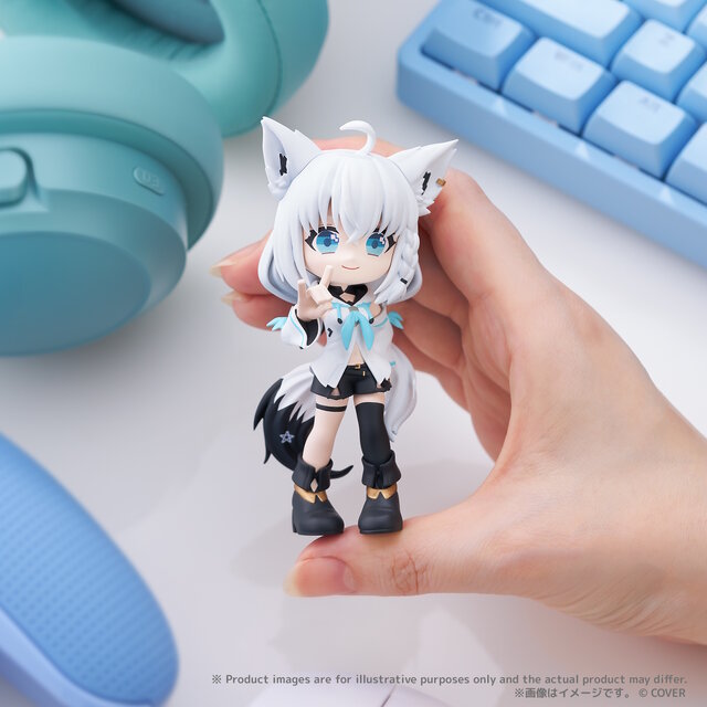 「ホロライブ」白上フブキ、宝鐘マリンら5人がデフォルメフィギュア化！手のひらサイズで可愛い「PalVerse」9月26日予約開始