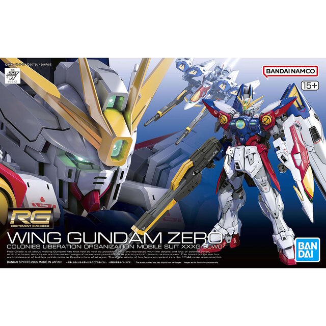 新作ガンプラ「RG ウイングガンダムゼロ」が発売間近！新たな商品画像も一挙お披露目