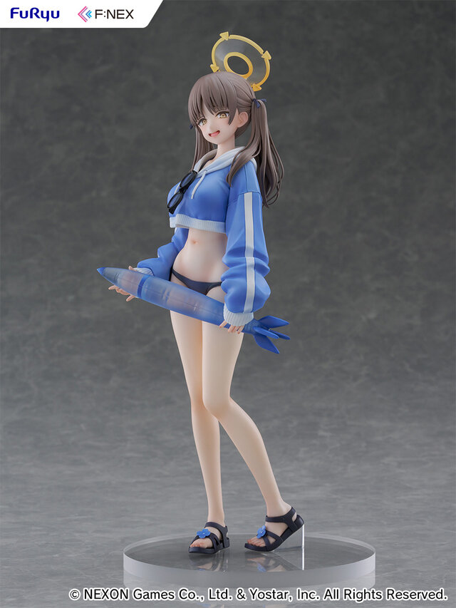 『ブルアカ』から「モエ(水着)」フィギュアが予約受付開始！リアルなシワ表現を施したジャケットなど、魅力を丹念に再現