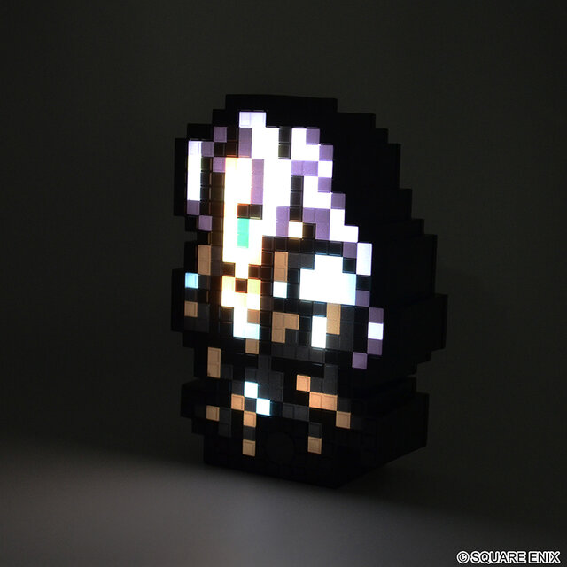 FFシリーズのドット絵ライト「ピクセライトNEO」が新登場！ランナップはセフィロス、ビビ、ユウナでお部屋がレトロな雰囲気に早変わり