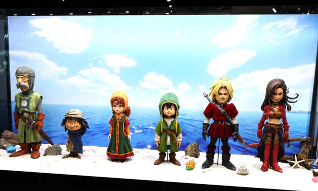 『ドラゴンクエストVII Reimagined』開発に使われた貴重なドールが展示！キービジュ再現のフォトスポットは船に乗ってパーティー気分に【TGS2025】