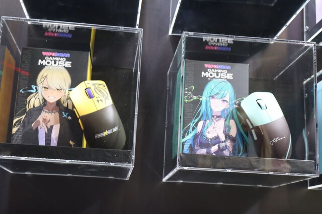 色とりどりの「ぶいすぽっ！」ゲーミングマウスが可愛い！人気配信者とのコラボPCモデルも映えるGALLERIAブースレポ【TGS2025】