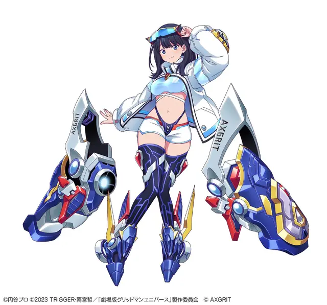 ホットパンツから覗く太もも！「グリッドマン ユニバース」より「宝多六花」が、お腹もセクシーなオリジナル衣装でフィギュア化