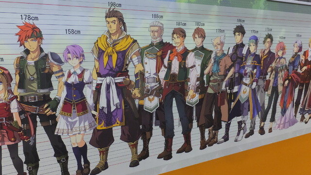 『空の軌跡』登場キャラ“50人超え”の身長差イラストが圧巻！国内メディアも“ほぼ初見”の超貴重アイテムもブースに展示【TGS2025】