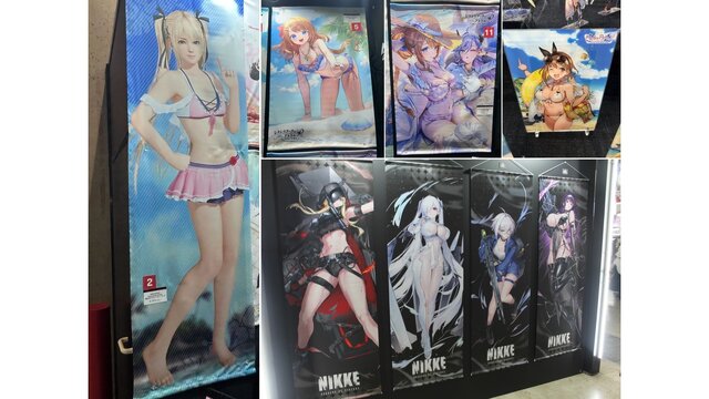どこを見ても目を奪われる…！『アトリエ』シリーズ『DOAXVV』『NIKKE』の妖艶タペストリーなど―魅力的な物販ブースレポ【TGS2025】