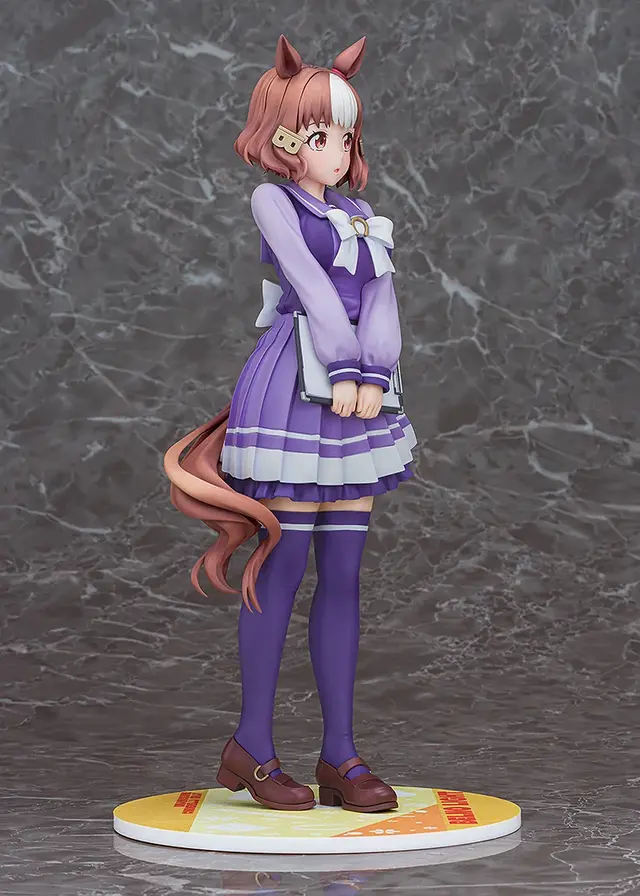 そっと見上げるような表情が可愛い！「ウマ娘 シングレ」より「ベルノライト」がトレセン学園制服姿で立体化、特徴的な“B”の髪留めまで再現