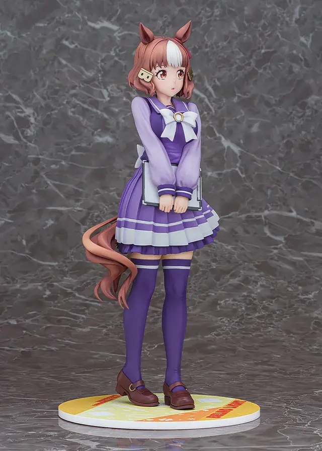 そっと見上げるような表情が可愛い！「ウマ娘 シングレ」より「ベルノライト」がトレセン学園制服姿で立体化、特徴的な“B”の髪留めまで再現