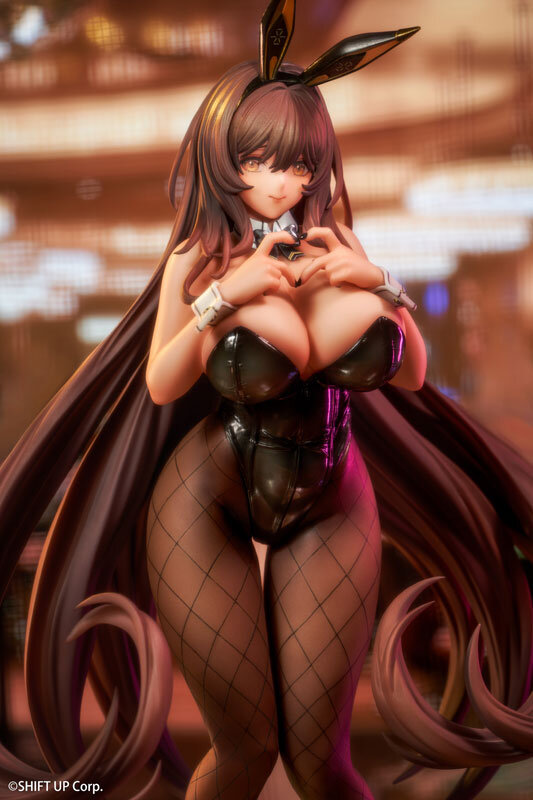 ムチムチな黒とスレンダーな白、どっちのバニーも強烈！『勝利の女神：NIKKE』より「ノワール＆ブラン」がフィギュア化―セット版には“色紙”の特典付き