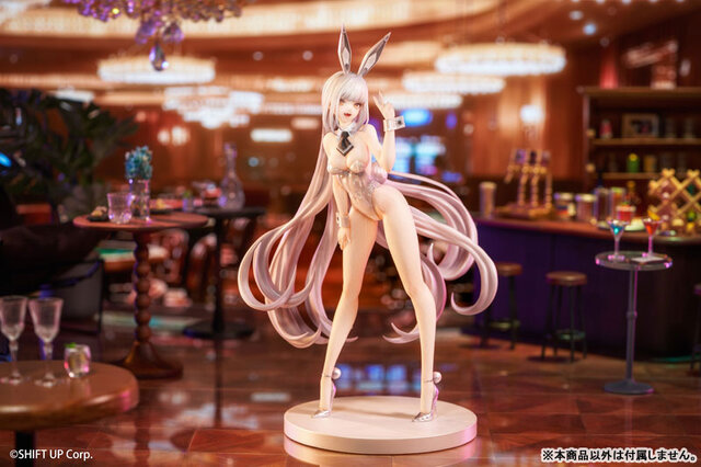 ムチムチな黒とスレンダーな白、どっちのバニーも強烈！『勝利の女神：NIKKE』より「ノワール＆ブラン」がフィギュア化―セット版には“色紙”の特典付き