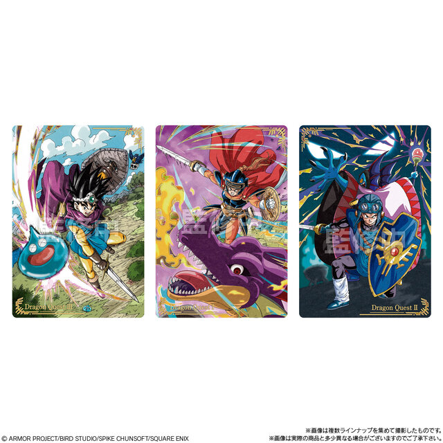 HD-2D版『ドラクエ』ロト三部作ウエハースの全ラインナップが公開！バンダイ限定描き下ろしに加えて、レアカードは箔押し仕様の全33種
