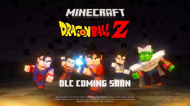 『マインクラフト』かめはめ波も打てる「ドラゴンボールZ」コラボ決定！海中を自由に移動可能なモブや新武器「槍」実装など大型アプデ新要素公開
