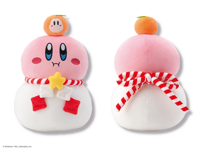 カービィが鏡餅をすいこんじゃった！？ワドルディみたいなみかんも注目なグッズが郵便局にて展開ー新年にピッタリな年賀はがきセットも
