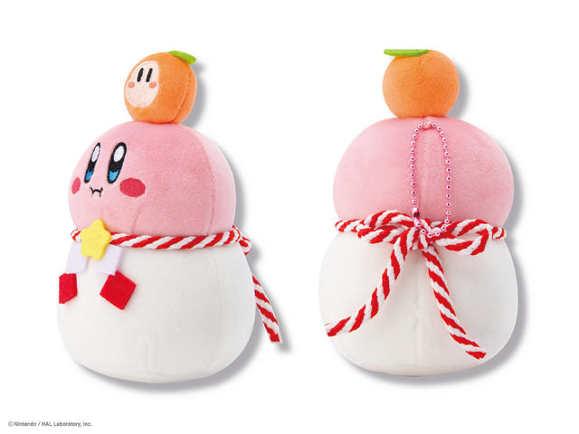 カービィが鏡餅をすいこんじゃった！？ワドルディみたいなみかんも注目なグッズが郵便局にて展開ー新年にピッタリな年賀はがきセットも
