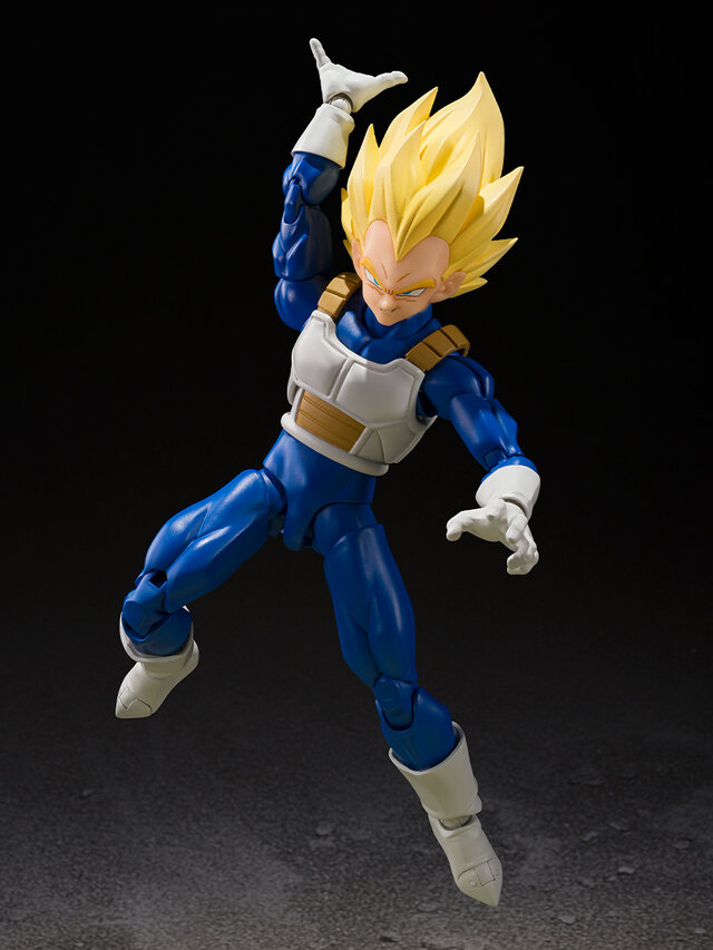 「ドラゴンボールZ」より「 超サイヤ人ベジータ〈危険なプライド〉」が完全新規造形で立体化！最新可動構造によりアクションポーズもバッチリ