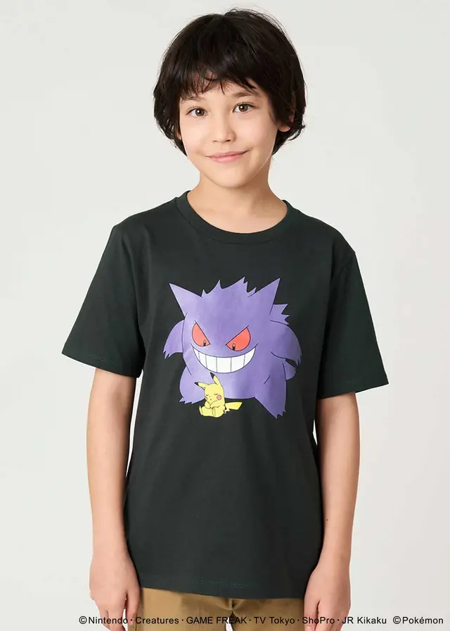 グラニフ『ポケモン』コラボコレクションがお洒落！ゲンガーやミミッキュたちゴーストタイプのイラスト、ワンポイントアートをデザイン