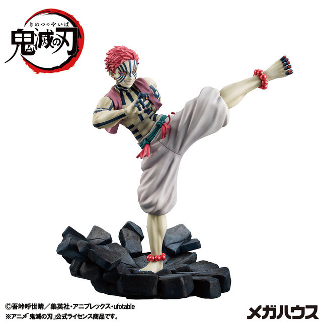 “やはりお前は鬼になれ杏寿郎”「鬼滅の刃」より「猗窩座」G.E.M.フィギュアが再販！力強く踏み込まれた台座が破壊力を物語る
